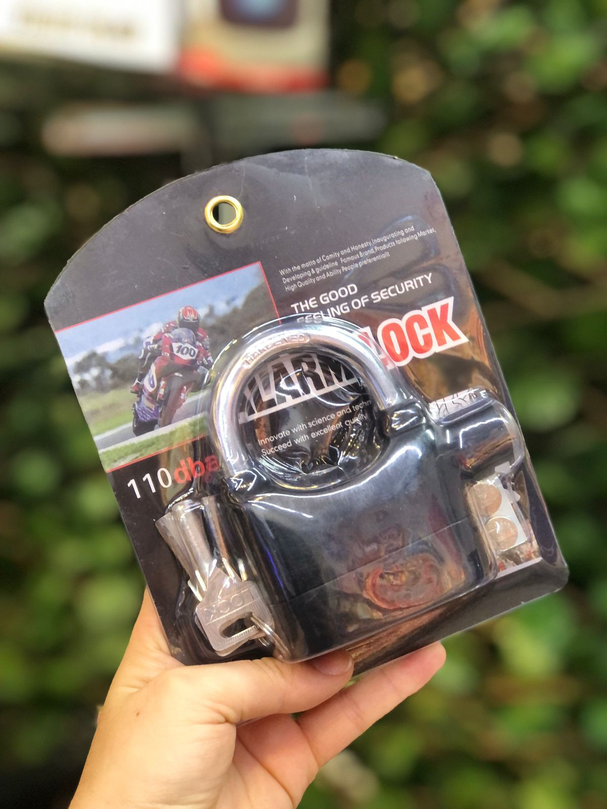 Miniatura 1 de Candado de seguridad con alarma